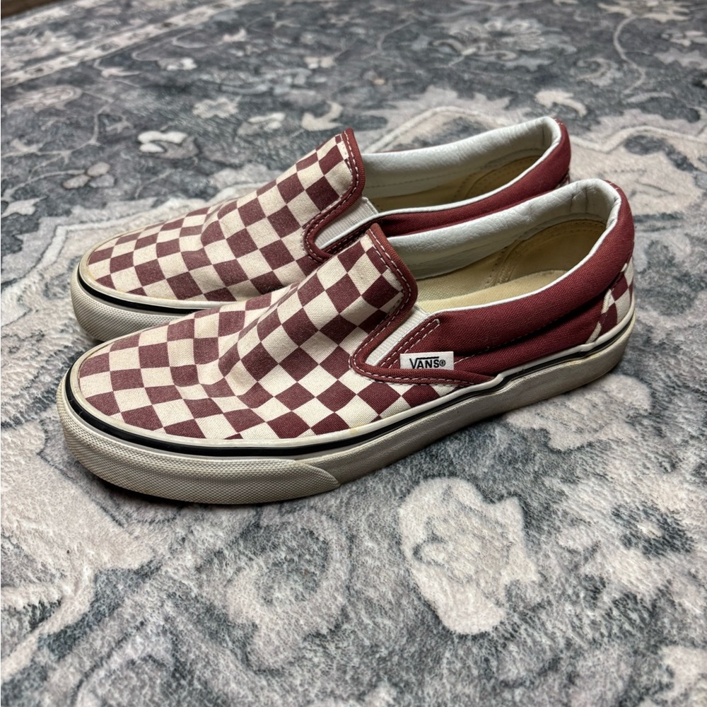 Checkered Slip-On Vans